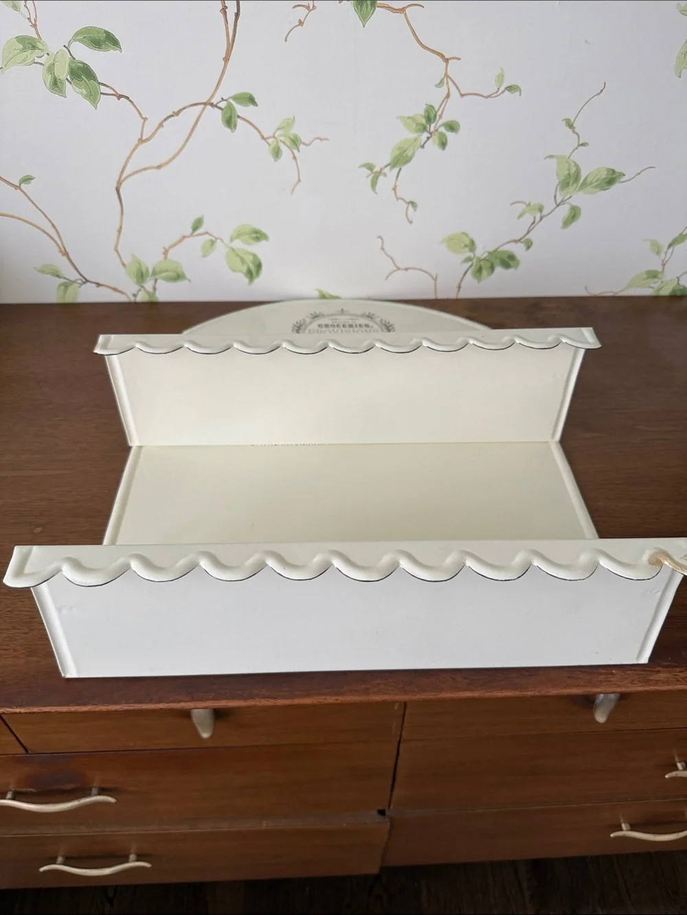 Vintage Inspired Metal Wall Shelf